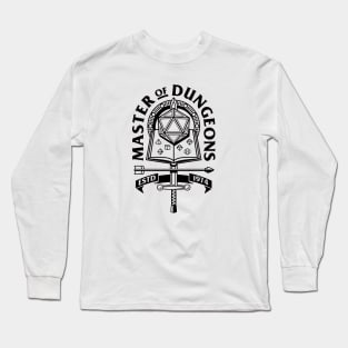 Dungeon Master Master of Dungeons and Dragons Long Sleeve T-Shirt